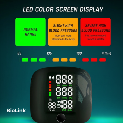 BioLink Smart Touch Wrist BP Monitor